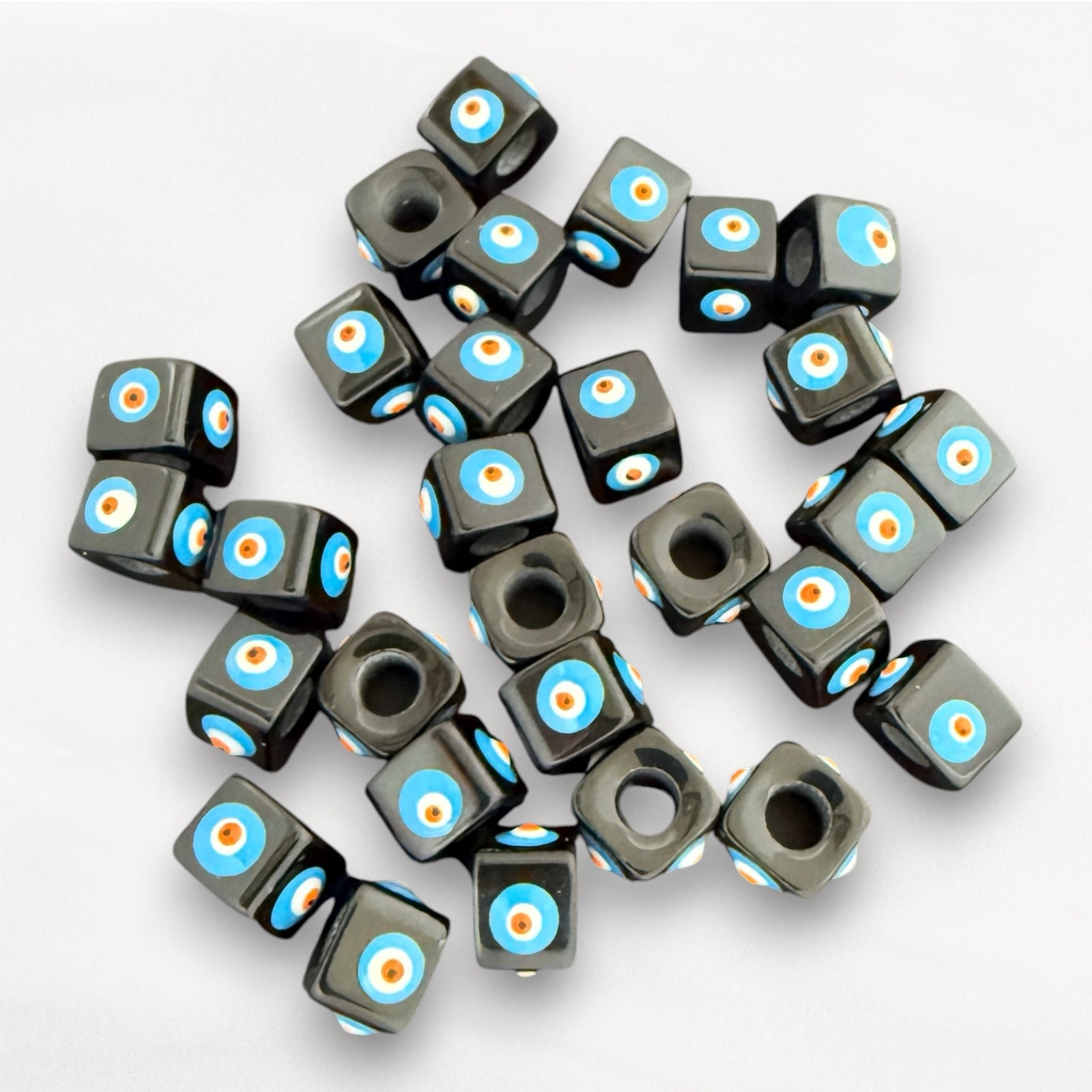 Nazar Mavi Tas Perle Schwarz 5mm