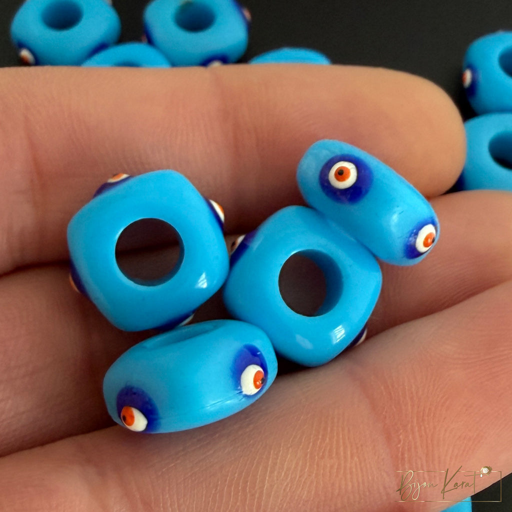Nazar Mavi Tas Perle Hellblau 6mm