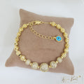 Dorika Nazar Armband 18K vergoldet